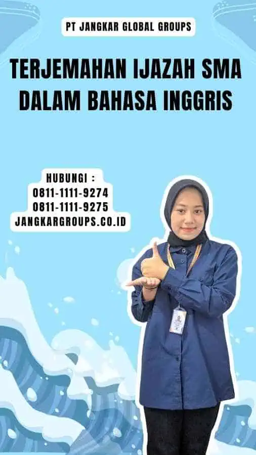 Terjemahan Ijazah SMA dalam Bahasa Inggris