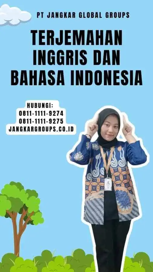 Terjemahan Inggris dan Bahasa Indonesia