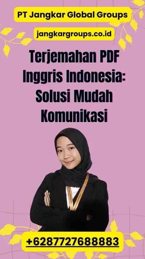 Terjemahan PDF Inggris Indonesia: Solusi Mudah Komunikasi