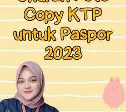 Ukuran Foto Copy KTP untuk Paspor 2023