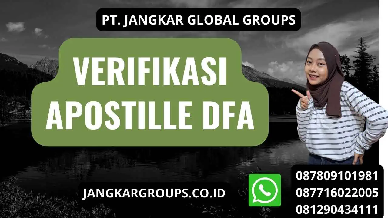 Verifikasi Apostille DFA