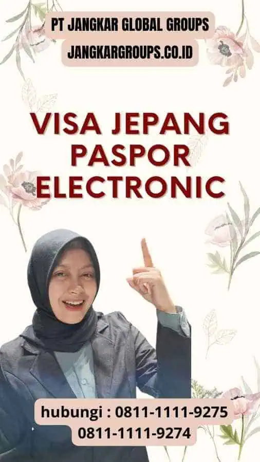 Visa Jepang Paspor Electronic