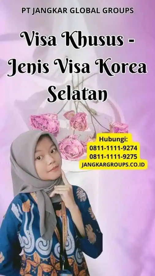 Visa Khusus Jenis Visa Korea Selatan