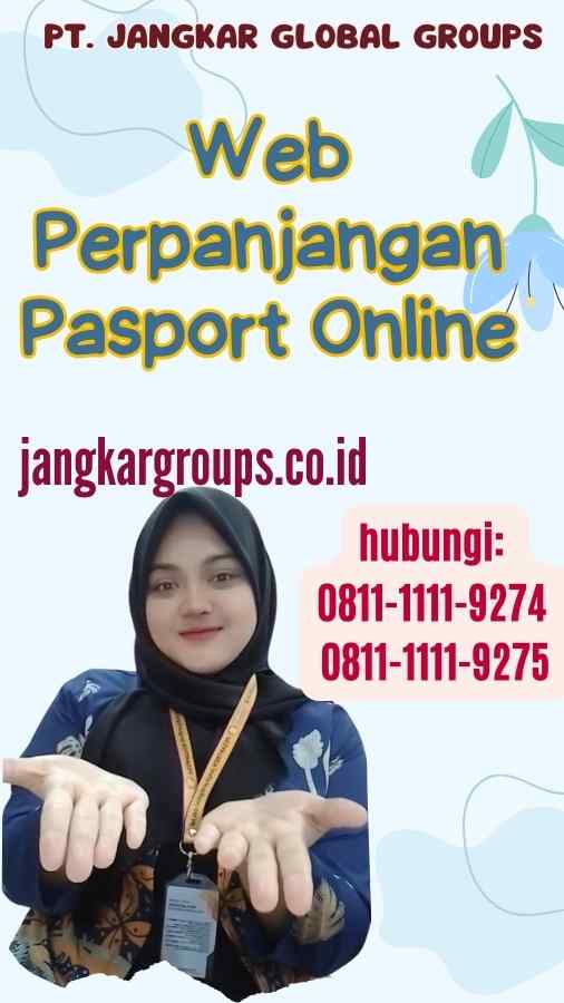 Web Perpanjangan Pasport Online