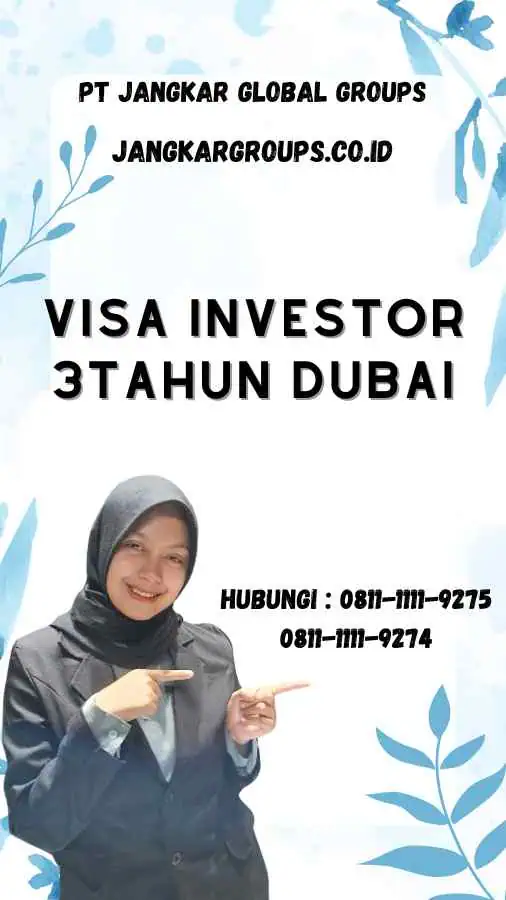 visa investor 3tahun Dubai