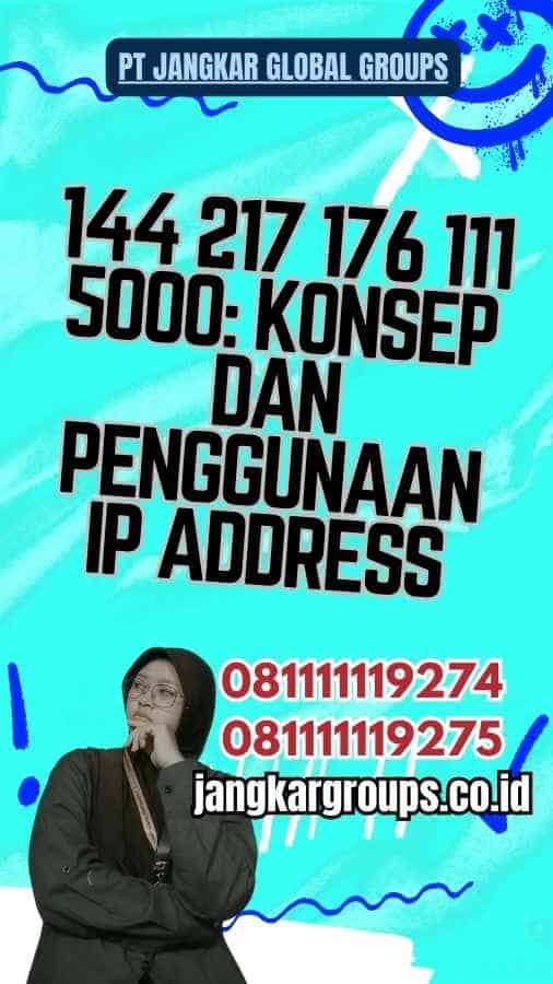 144 217 176 111 5000: Konsep dan Penggunaan IP Address