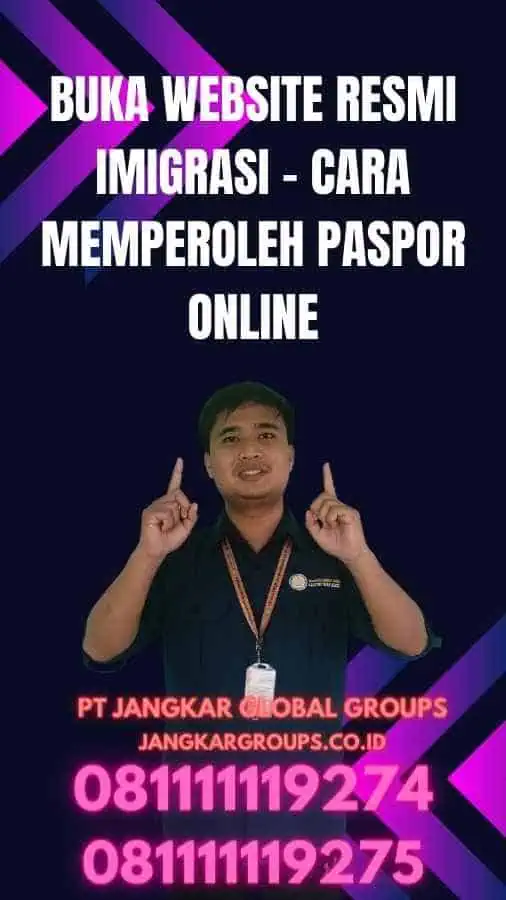 2. Buka Website Resmi Imigrasi - Cara Memperoleh Paspor Online