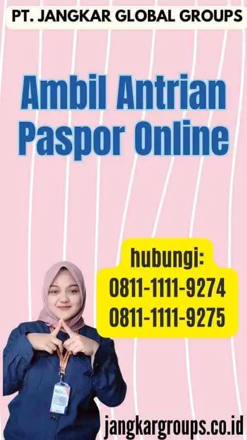 Ambil Antrian Paspor Online