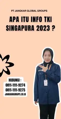 Apa itu Info TKI Singapura 2023