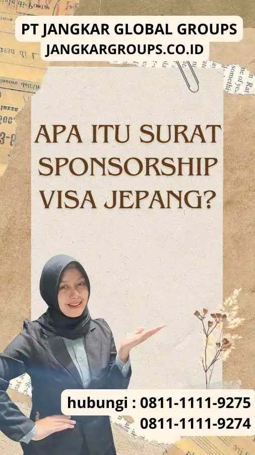 Apa itu Surat Sponsorship Visa Jepang