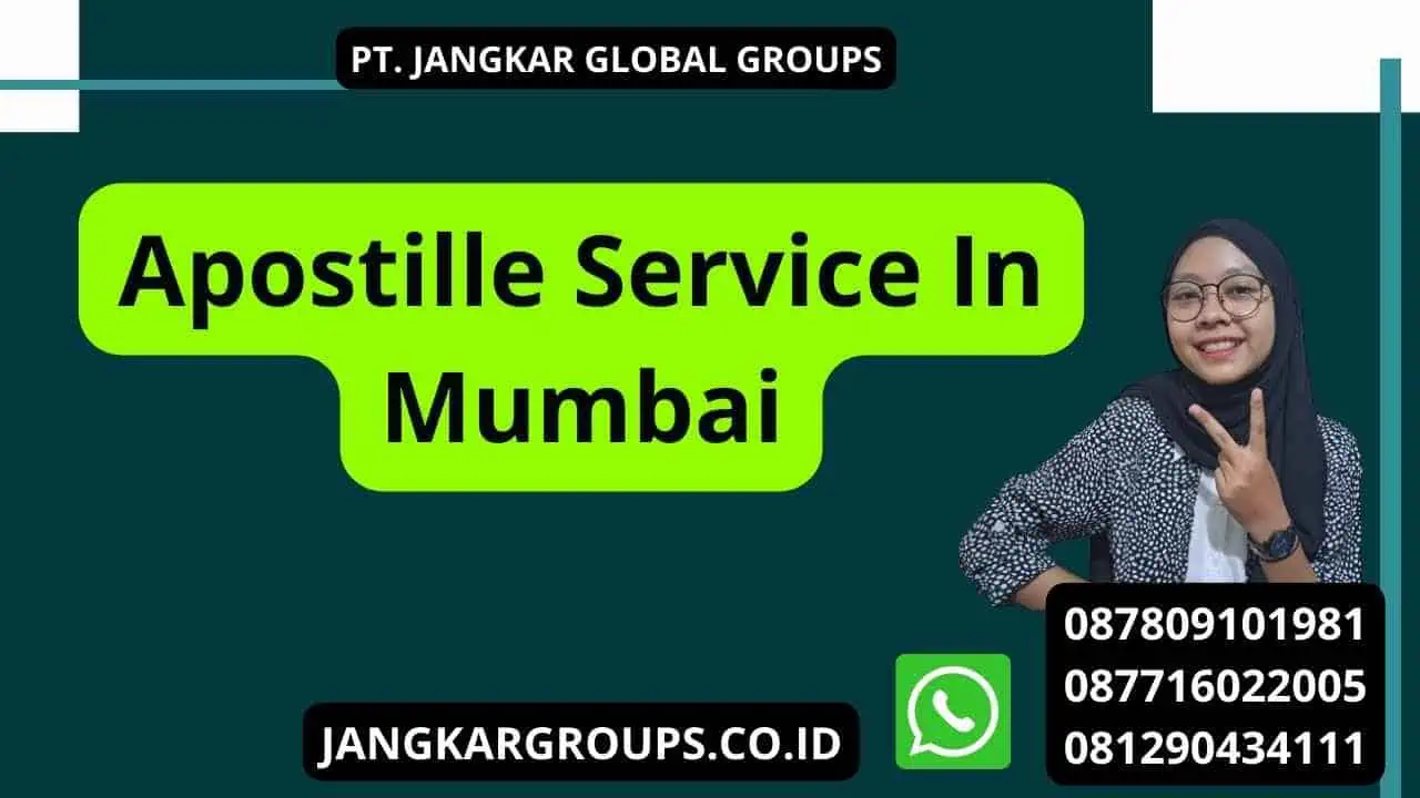 Apostille Service In Mumbai