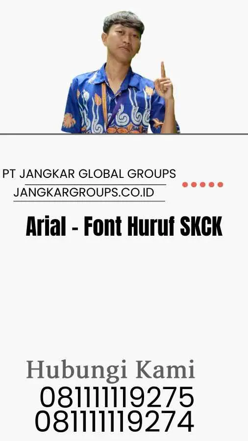 Arial - Font Huruf SKCK