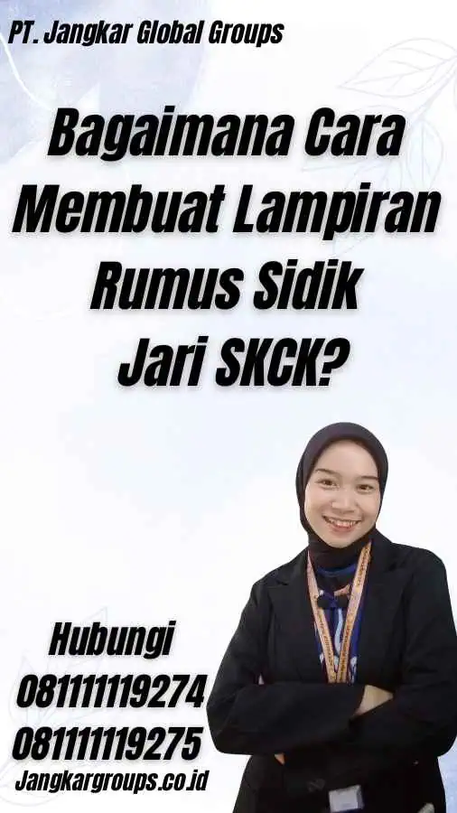 Bagaimana Cara Membuat Lampiran Rumus Sidik Jari SKCK?