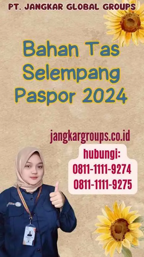 Bahan Tas Selempang Paspor 2024