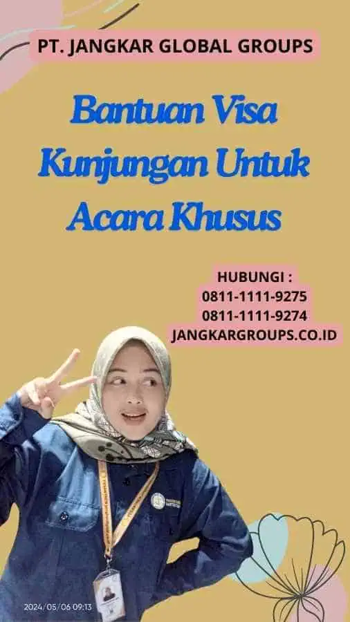 Bantuan Visa Kunjungan Untuk Acara Khusus