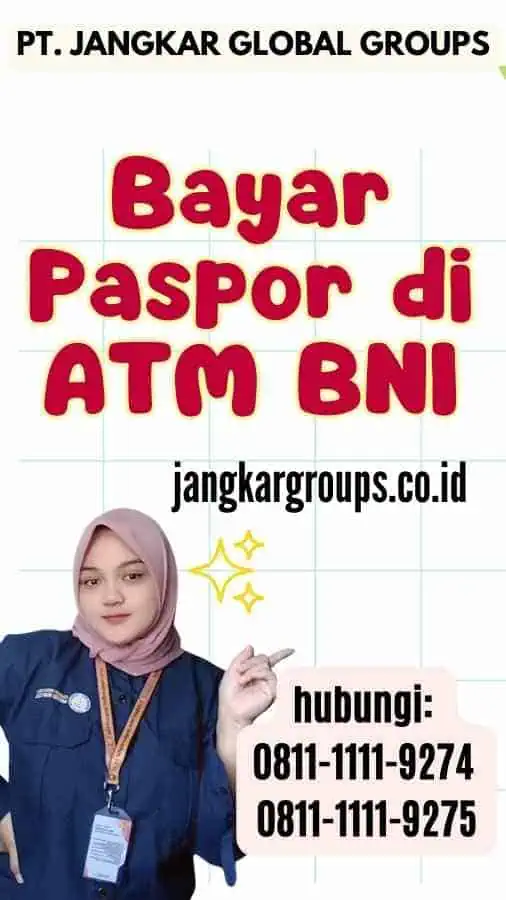 Bayar Paspor di ATM BNI