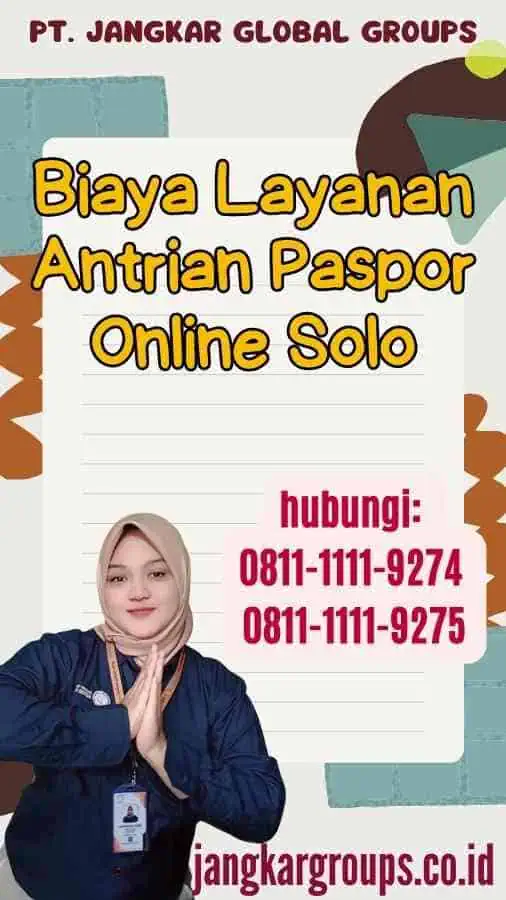 Biaya Layanan Antrian Paspor Online Solo