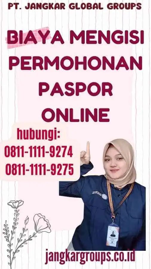 Biaya Mengisi Permohonan Paspor Online