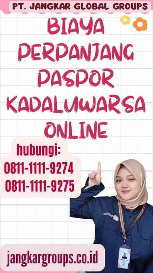 Biaya Perpanjang Paspor Kadaluwarsa Online