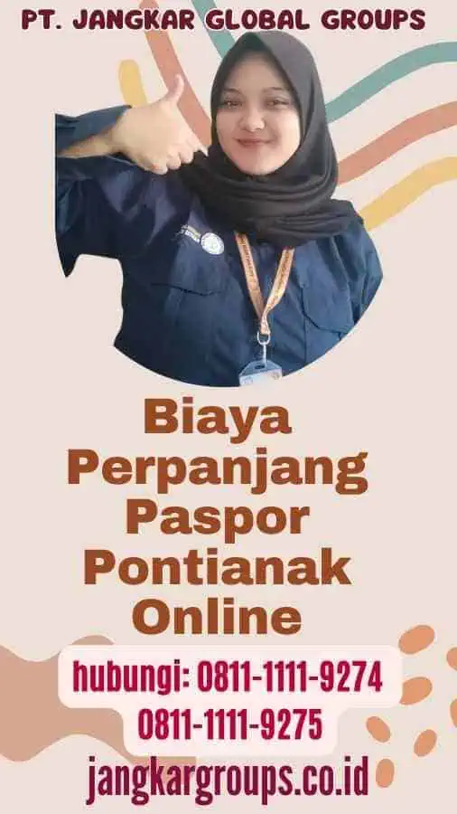 Biaya Perpanjang Paspor Pontianak Online