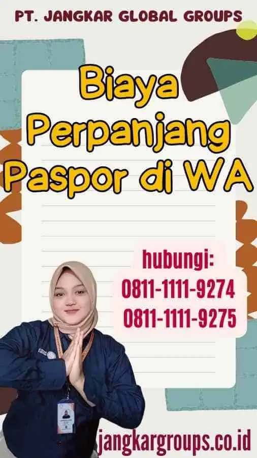 Biaya Perpanjang Paspor di WA