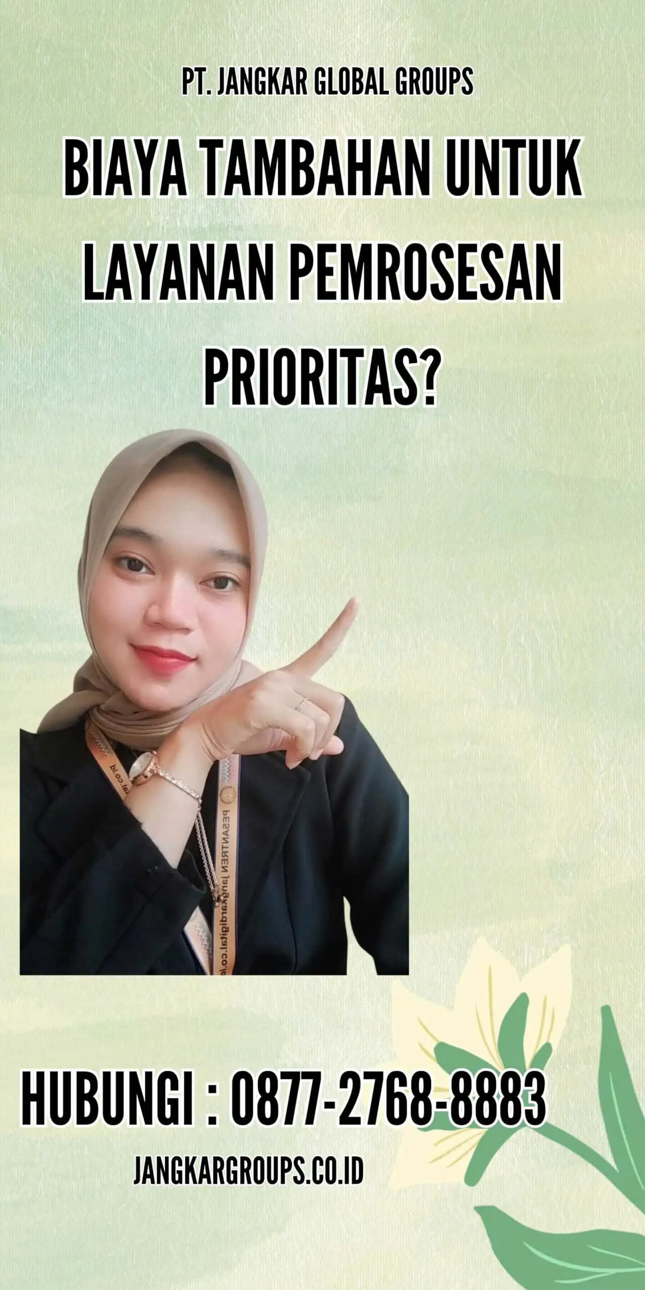 Biaya Tambahan Untuk Layanan Pemrosesan Prioritas