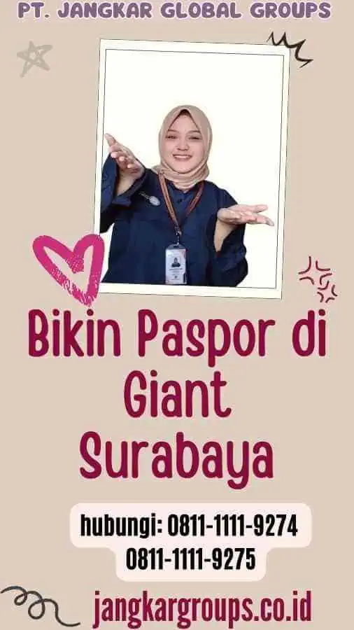 Bikin Paspor di Giant Surabaya