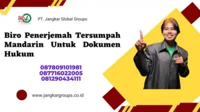 Biro Penerjemah Tersumpah Mandarin