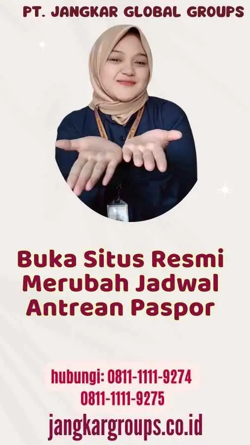 Buka Situs Resmi Merubah Jadwal Antrean Paspor