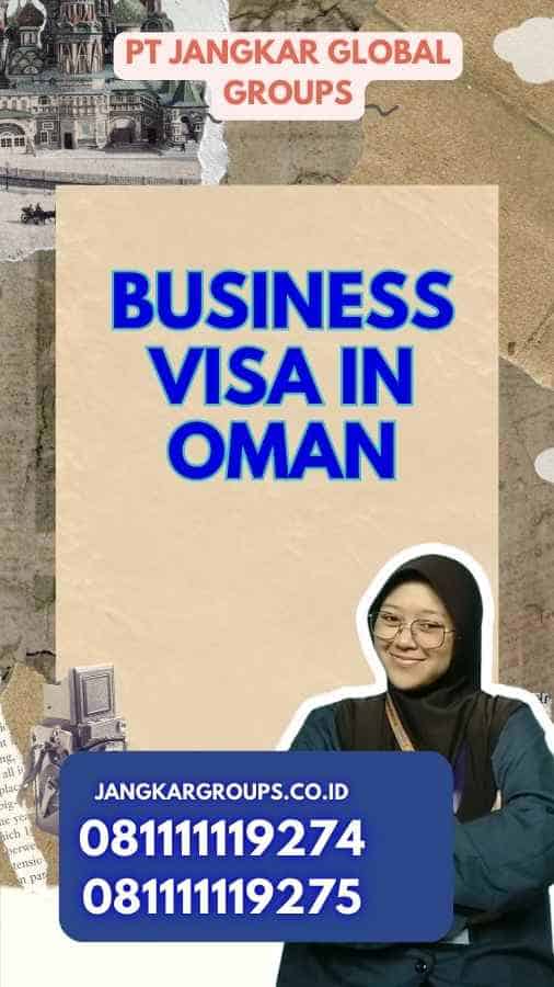 Business Visa In Oman