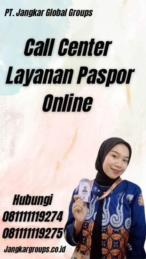 Call Center Layanan Paspor Online