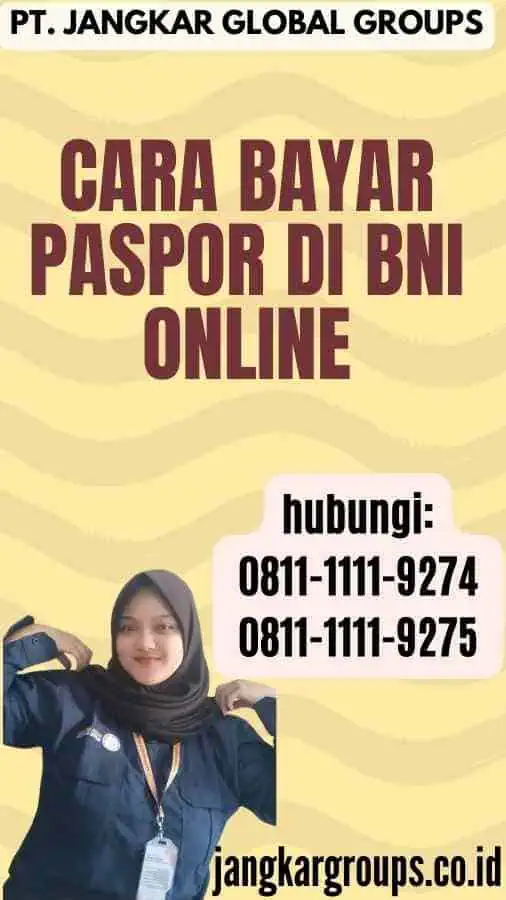 Cara Bayar Paspor di BNI Online