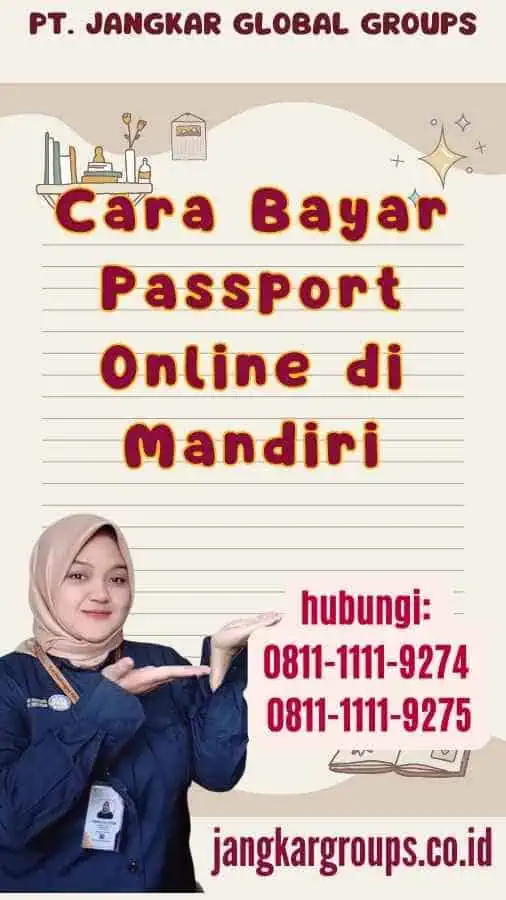 Cara Bayar Passport Online di Mandiri