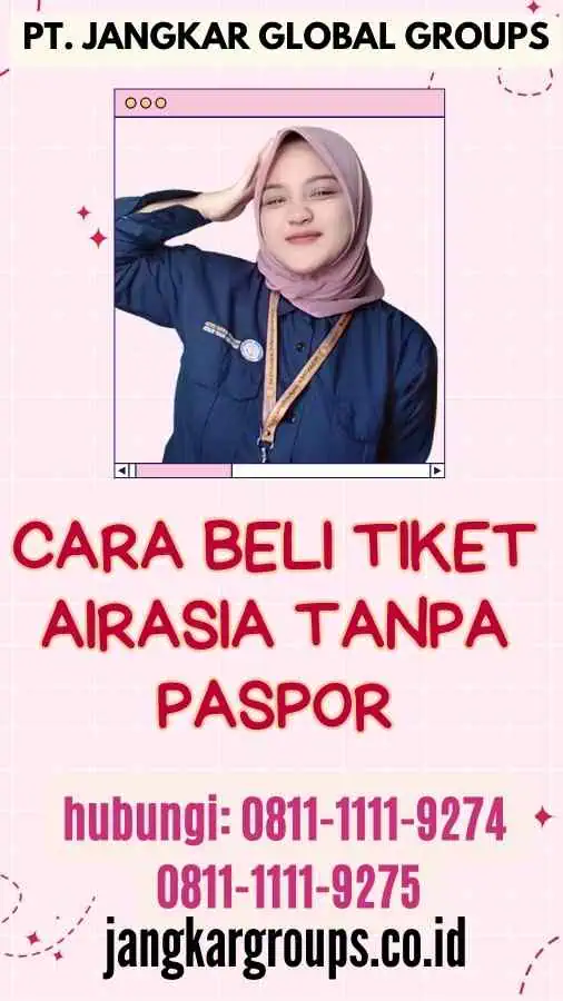 Cara Beli Tiket Airasia tanpa Paspor