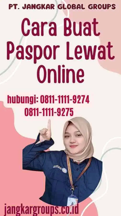 Cara Buat Paspor Lewat Online