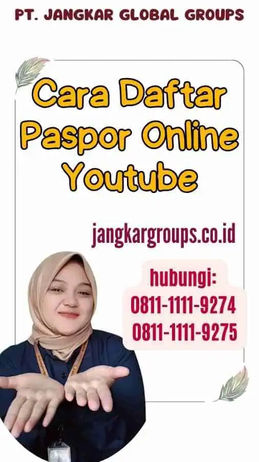 Cara Daftar Paspor Online Youtube