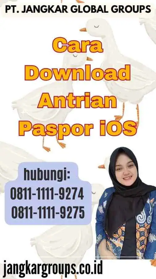 Cara Download Antrian Paspor iOS