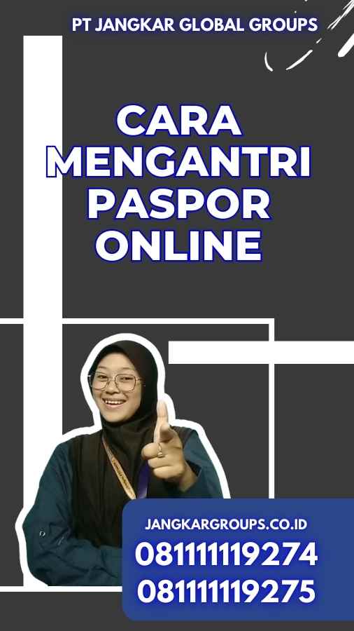 Cara Mengantri Paspor Online