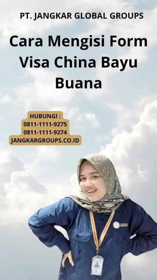 Cara Mengisi Form Visa China Bayu Buana