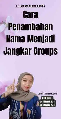 Cara Penambahan Nama Menjadi Jangkar Groups