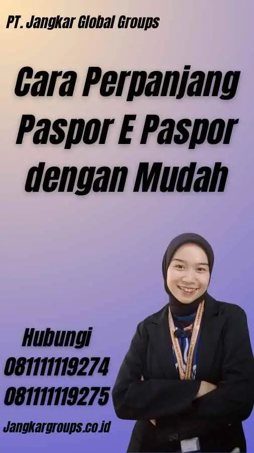 Cara Perpanjang Paspor E Paspor dengan Mudah