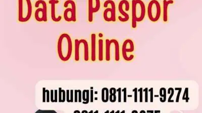 Cara Perubahan Data Paspor Online