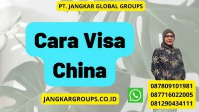 Cara Visa China