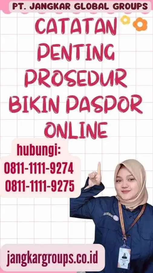 Catatan Penting Prosedur Bikin Paspor Online