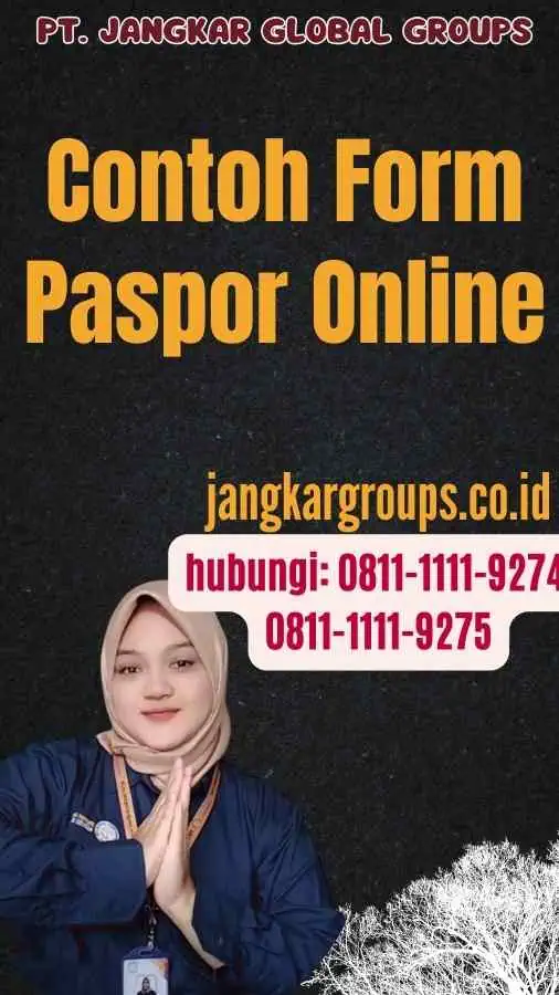 Contoh Form Paspor Online