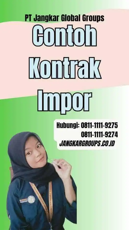 Contoh Kontrak Impor