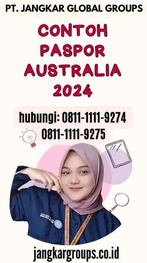 Contoh Paspor Australia 2024