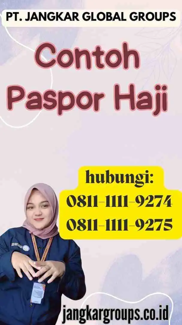 Contoh Paspor Haji