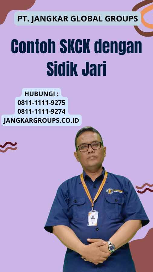 Contoh SKCK dengan Sidik Jari