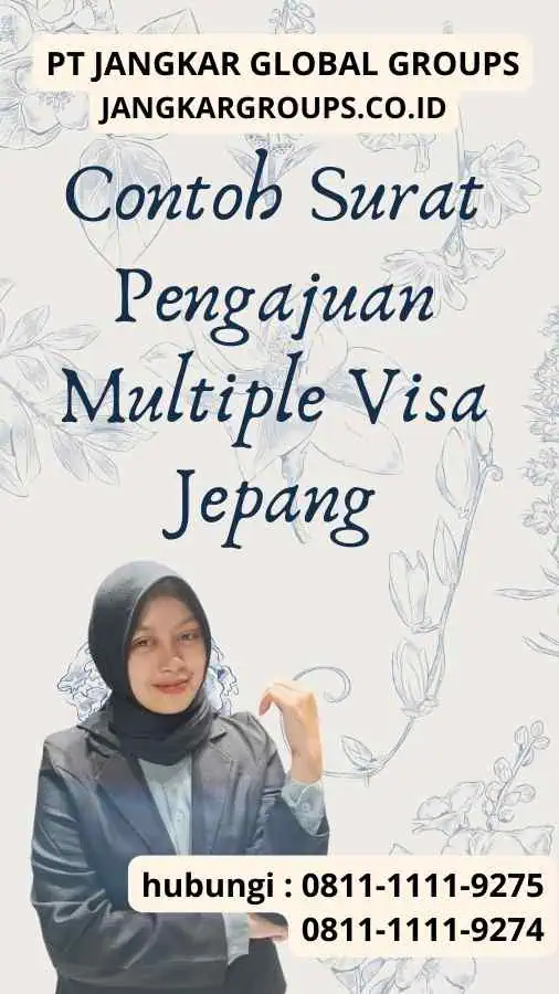 Contoh Surat Pengajuan Multiple Visa Jepang